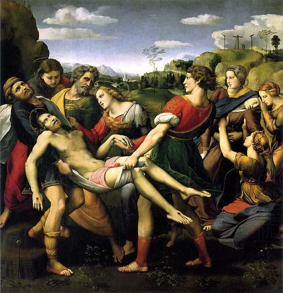 unknow artist Entombment Raphael china oil painting image